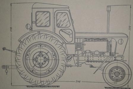 Т 40 трактор чертежи
