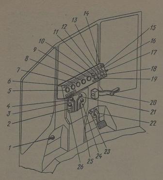 organy_upravlenija_dvigatelem_i_kontrol'nymi_priborami_traktora_T-130M_ris_1