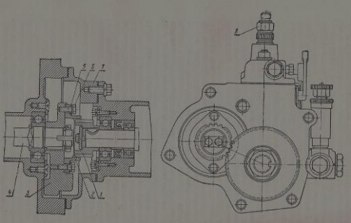 Привод топливного насоса трактора ДТ-20