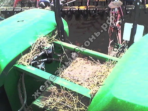 Трактор John Deere 9630 cо стерневым культиватором Vaderstad Top Down 700 фото