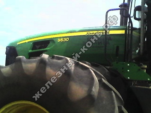 Трактор John Deere 9630 cо стерневым культиватором Vaderstad Top Down 700 фото