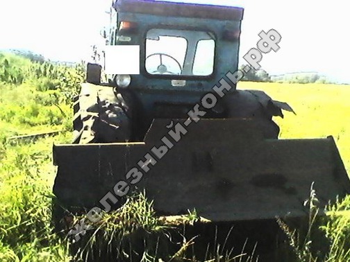 трактор Т-40 с самодельным стогомётом фото