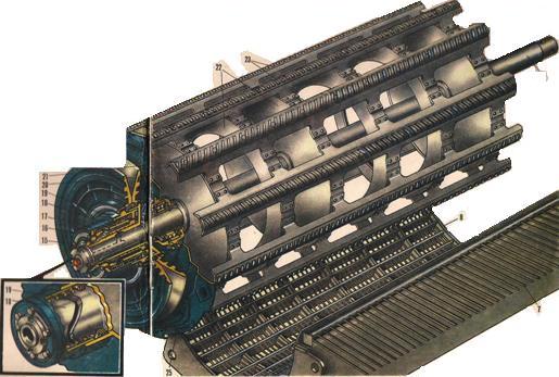Молотильный аппарат комбайна «Дон»