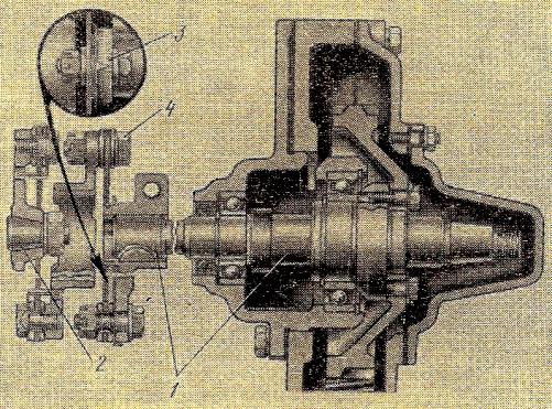 Привод топливного насоса двигателя А-01М трактора Т-4А