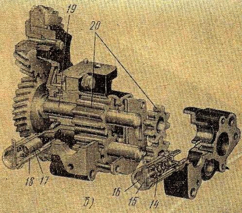 Система смазки двигателя А-01М трактора Т-4А