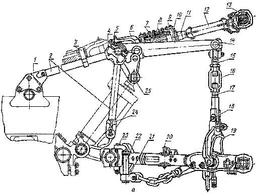 Механизм навески тракторов ДТ-75, ДТ-75М, ДТ-75Б, ДТ-75К