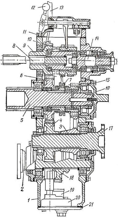 Раздаточная коробка трактора Т-150К