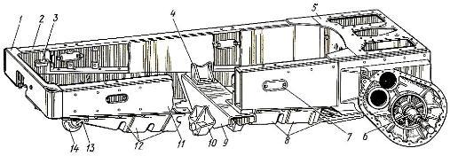 Рама трактора Т-130М