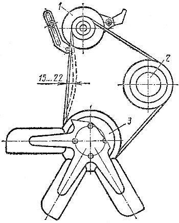 Чертеж натяжителя ремня