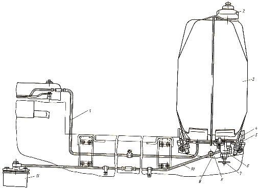 Топливный бак трактора Т-130М