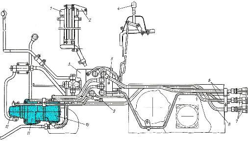 Гидроузлы ГСОМ трактора МТЗ-100 и МТЗ-102