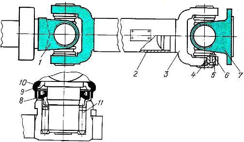 Карданный вал трактора МТЗ-100 и МТЗ-102