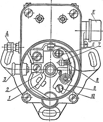 Зажигание пд 10. Магнето м124б1. Магнето м124б1 схема. Зажигания ДТ 75. Магнето тракторное ДТ-75.