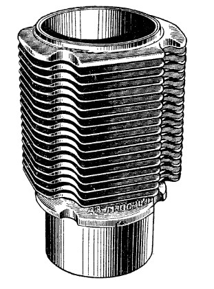 Цилиндр двигателя Д-21 трактора Т-25
