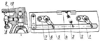 Декомпрессионный механизм двигателя Д-21 трактора Т-25