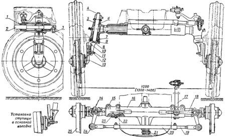 Передний мост трактора Т-25