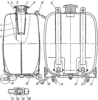 Топливный бак трактора Т-25