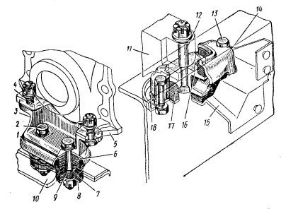 Подвеска двигателя ЗИЛ-130