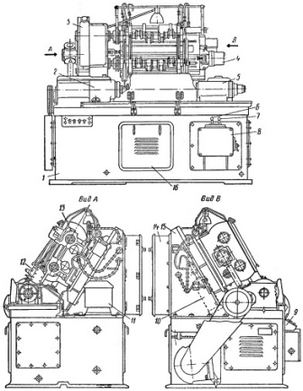 Станок 2К34 для суперфиниширования шеек коленчатого вала