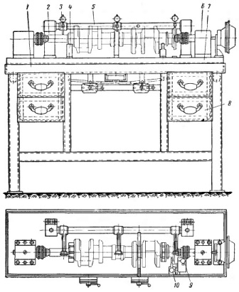 Стенд для контроля коленчатых валов двигателей автомобилей ЗИЛ-130