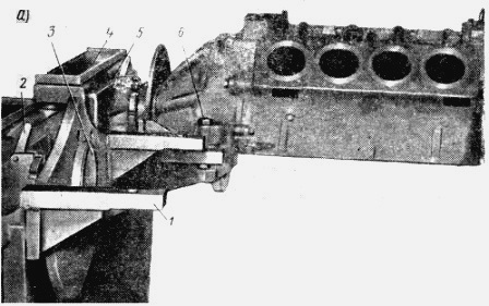 Эстакада для разборки/сборки двигателя автомобиля ЗИЛ-130